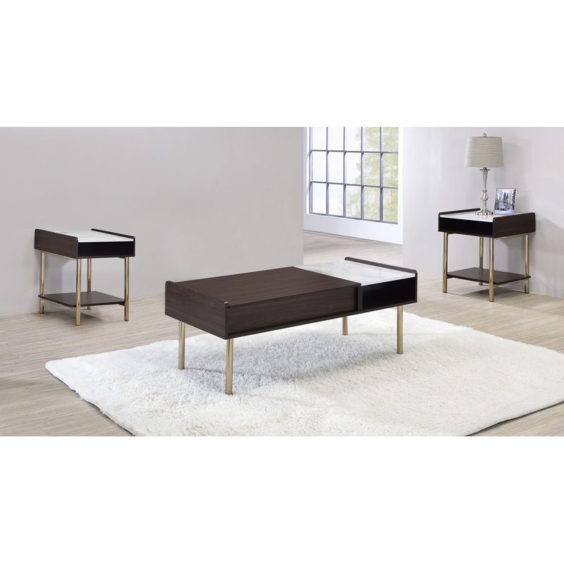 Carrie – 3 Piece Table Set – Brown