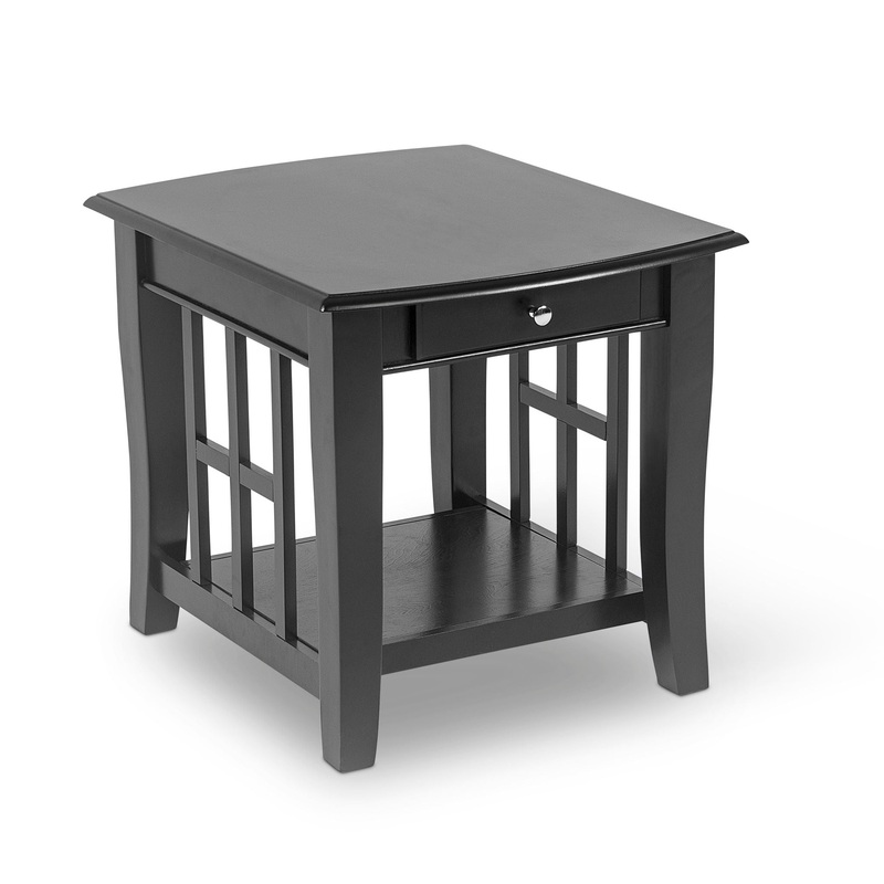 Cassidy – End Table – Black