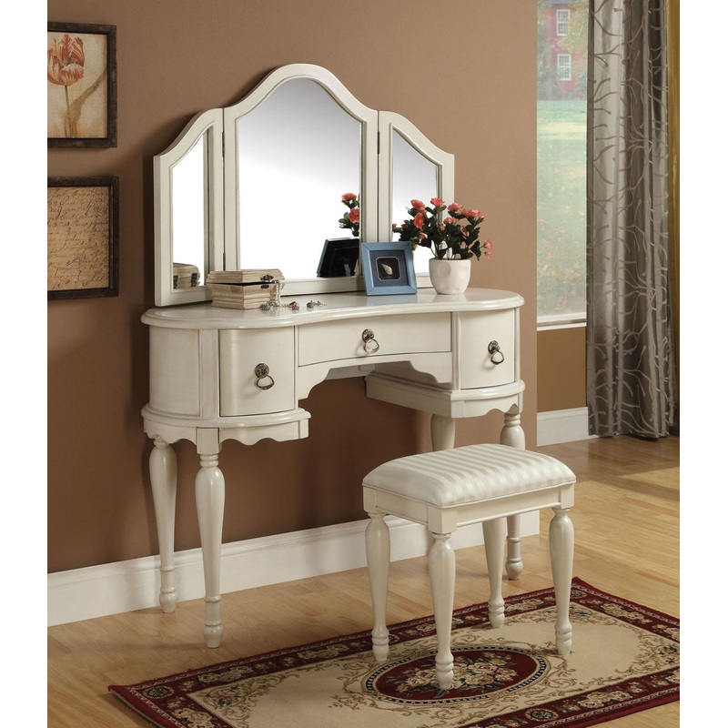 Trini – Vanity Desk – White
