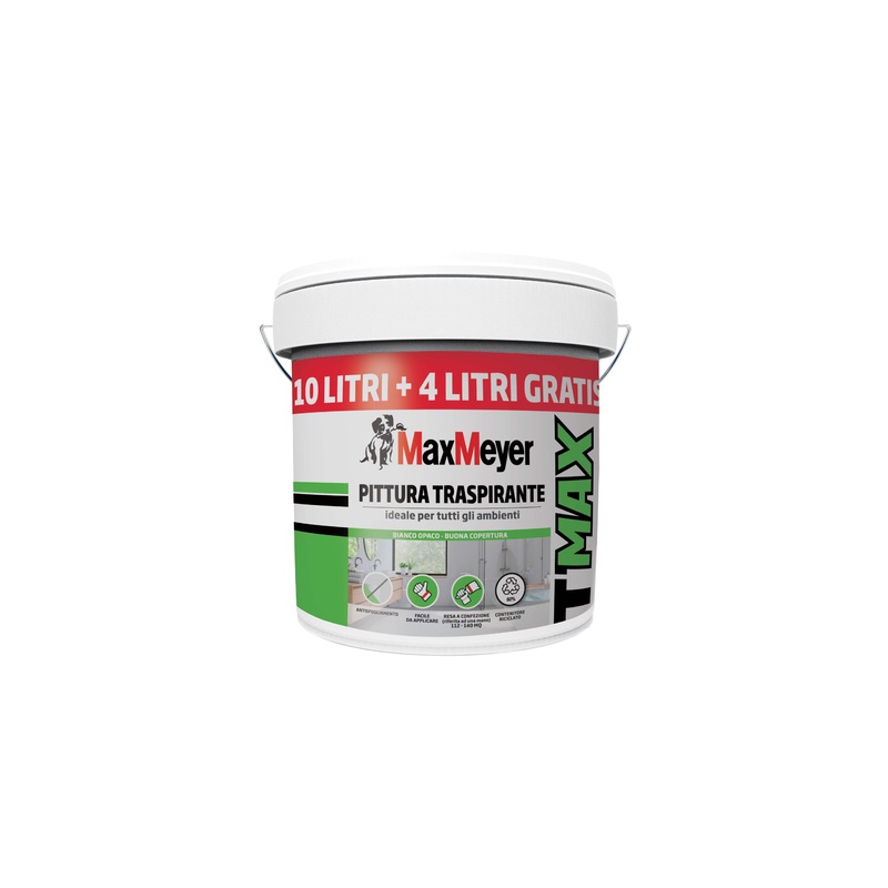 WHITE BREATHABLE PAINT T-MAX 10+4 LT
