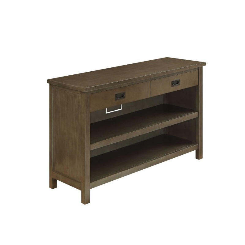 Asteris – Accent Table – Gray Oak