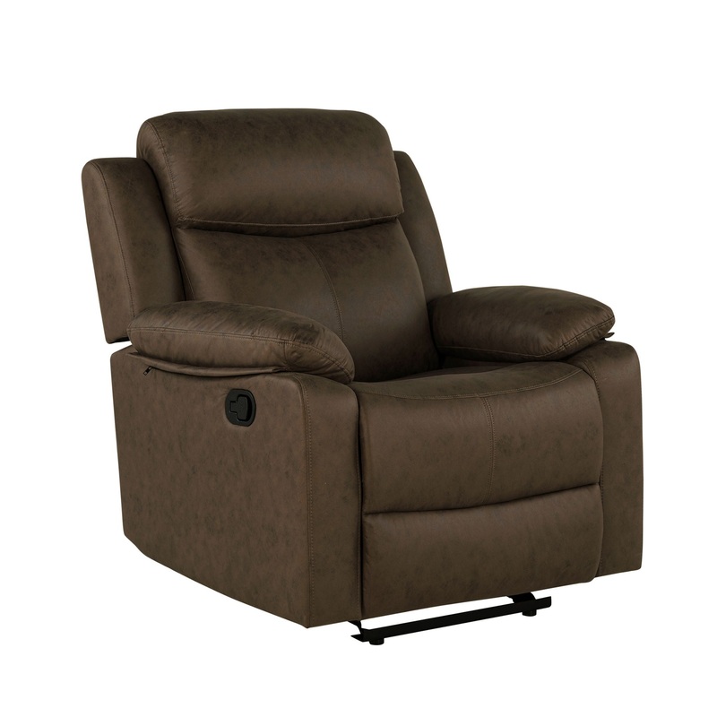 Brenda – Glider Recliner Chair With Manual Recline – Brown