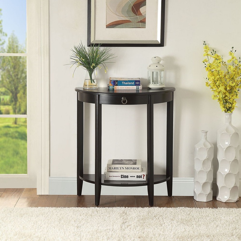 Justino II – Console Table – Black