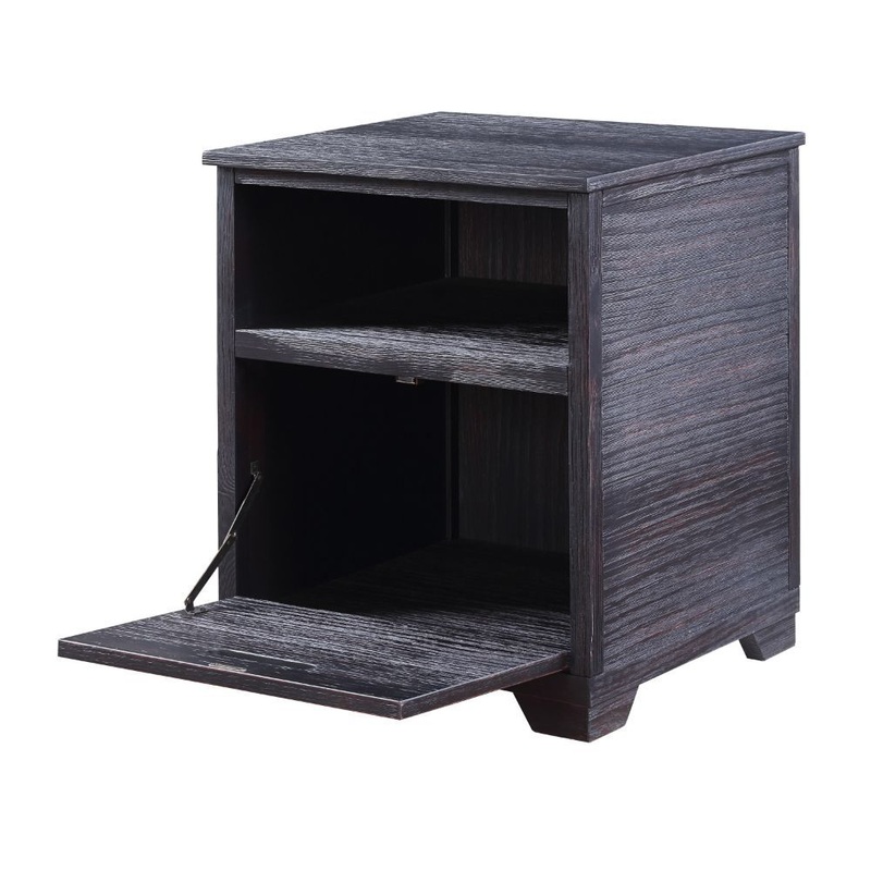 Kamilia – End Table – Antique Black