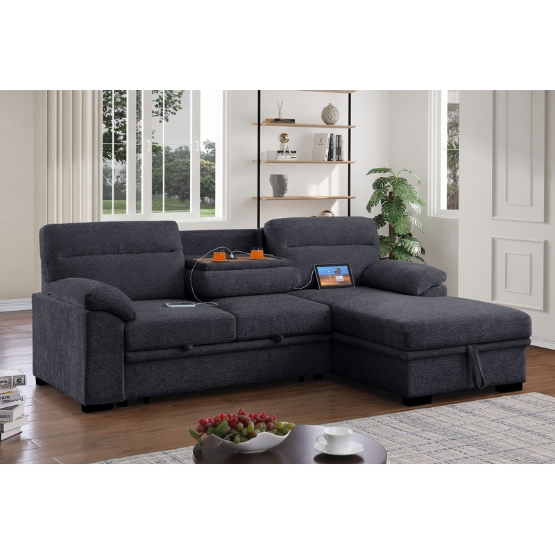 Kipling II – 92.5 Sleeper Sectional Sofa