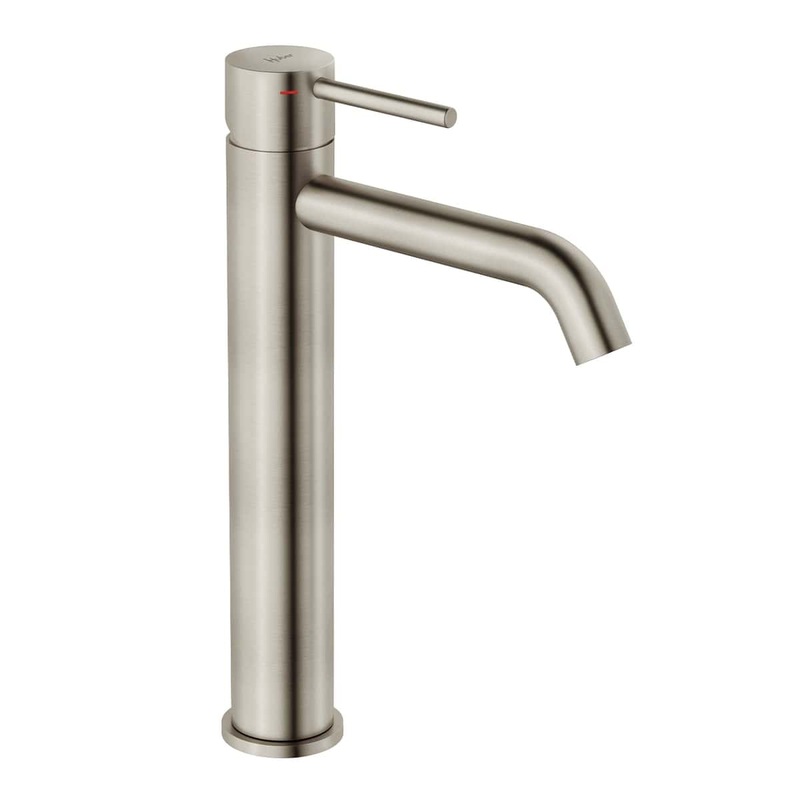 TAYRONA HIGH WASHBASIN MIXER WITHOUT DRAIN BRUSHED NICKEL