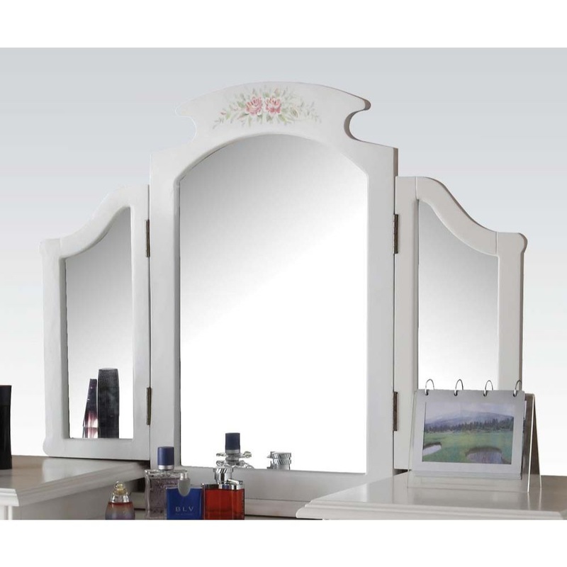 Torian – Vanity Mirror – White