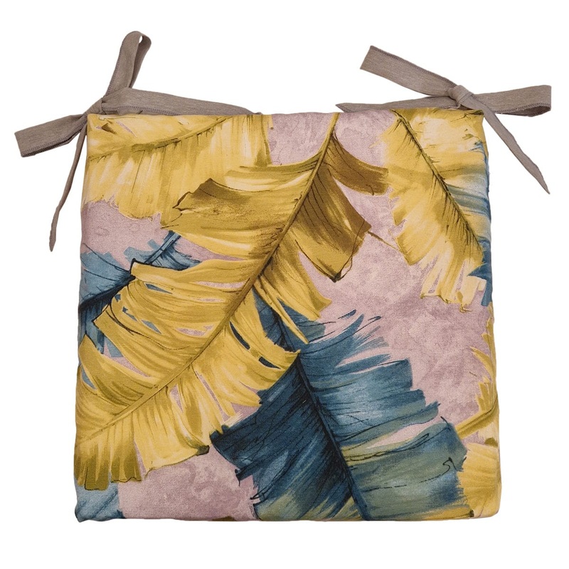 TURQUESA CUSHION REMOVABLE COVER 40X40X5CM WATER REPELLENT STAIN RESISTANT