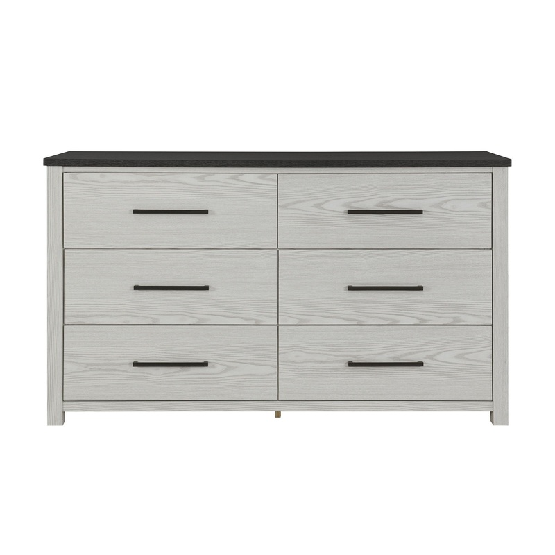 Avery – Dresser, Spacious Drawers, Block Feet – Beige