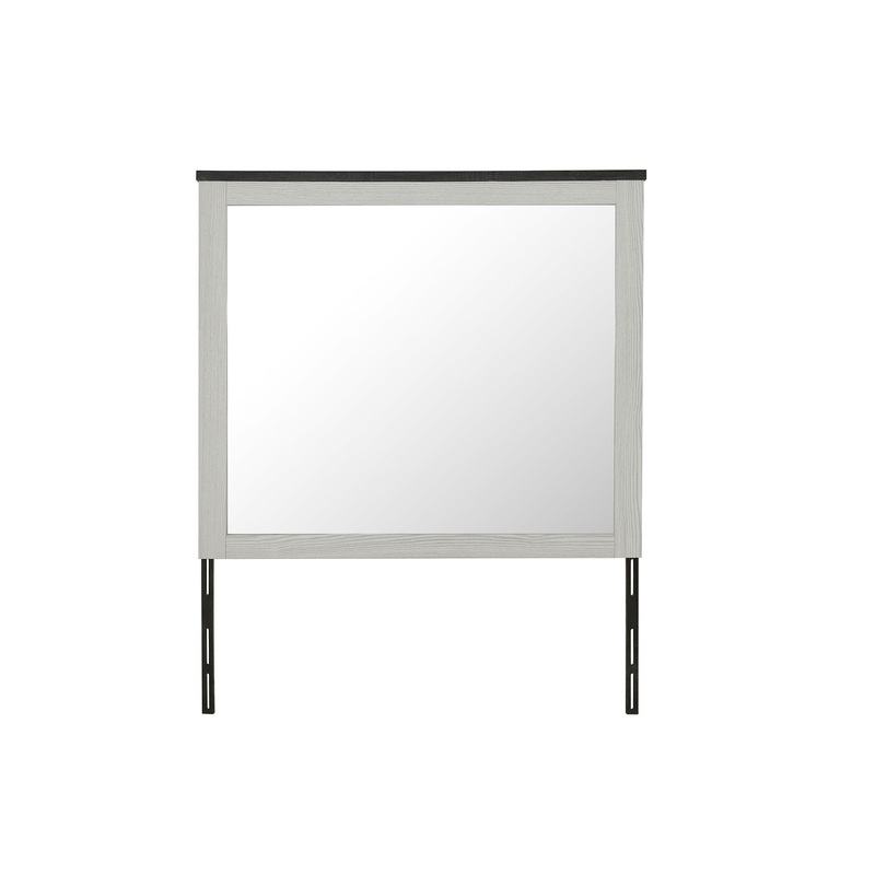 Avery – Mirror With Sleek Frame Large Scale Mirror For Dresser – Beige