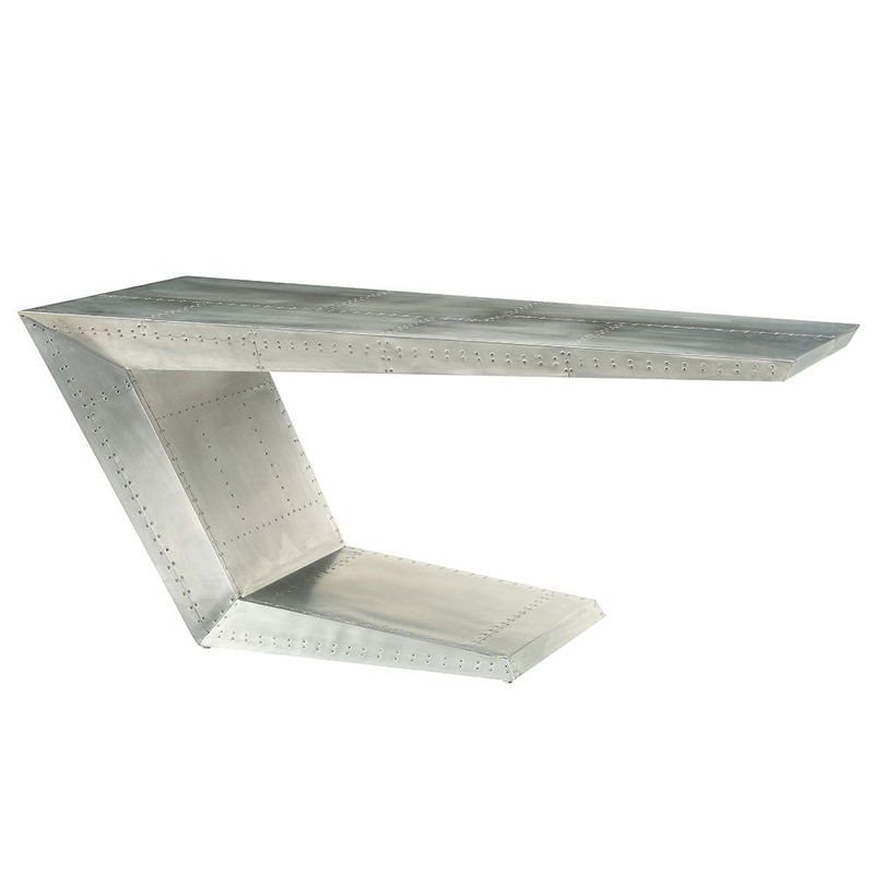 Brancaster – Executive Writing Desk – Aluminum