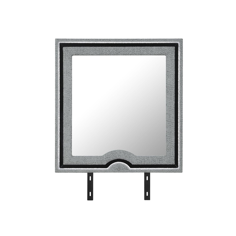 Isaiah – Mirror With Upholstered Frame And LED Lighting