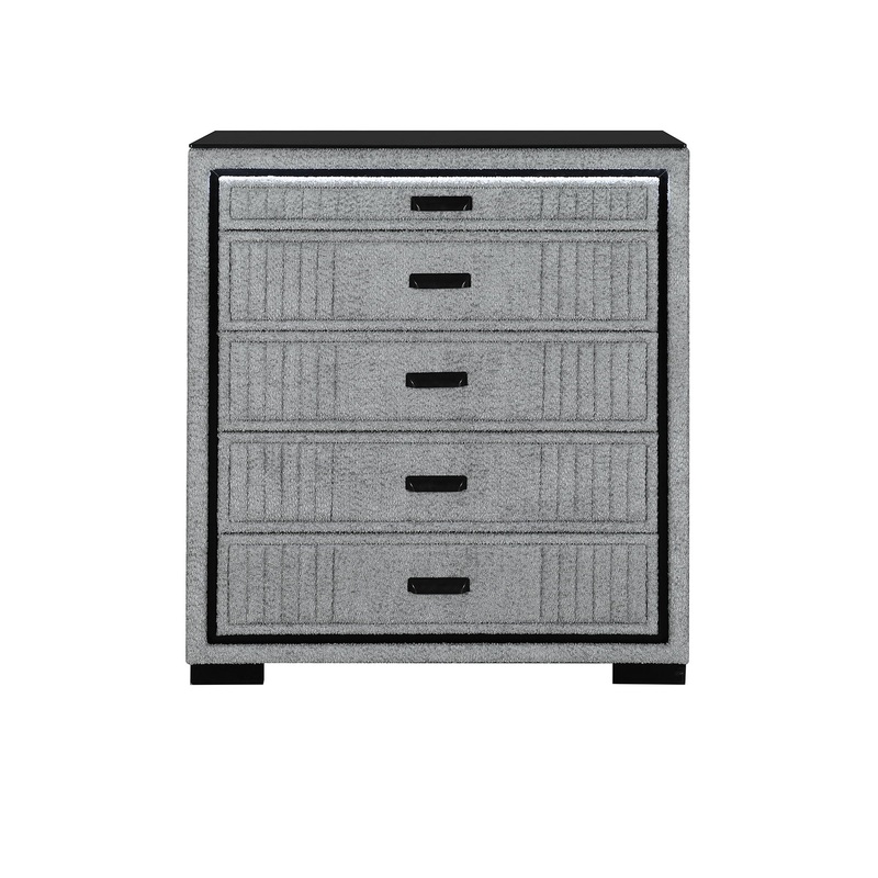 Isaiah – Upholstered Chest With LED Lighting