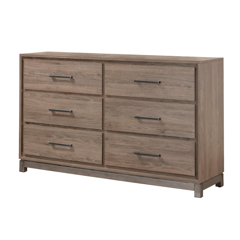 River – Dresser|Light Brown|Dressers|Dresser & Mirror