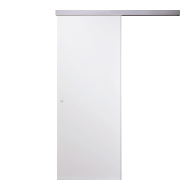 VEGA SLIDING DOOR OUTSIDE WALL 210 X 80 WHITE LACQUERED