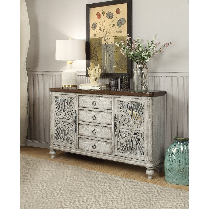 Vermont – Console Cabinet – Antique White