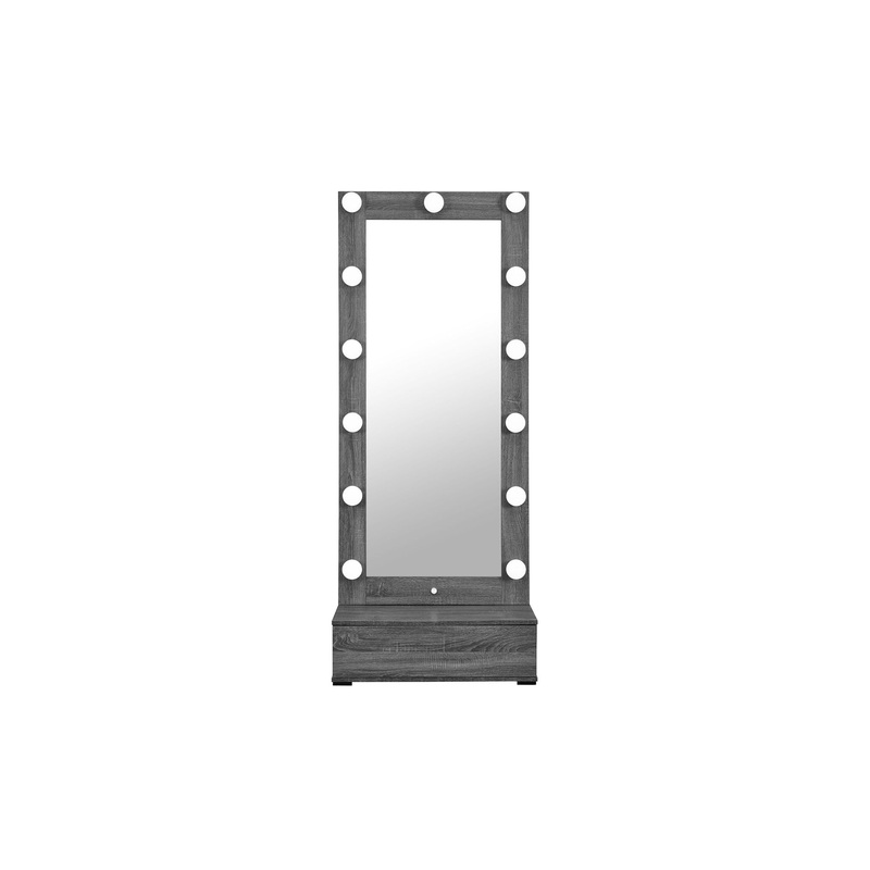 Lexi – Narrow Tall Mirror – Gray