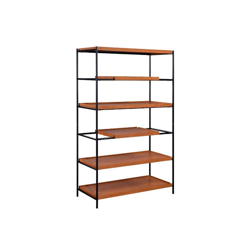 Oaken – Bookshelf – Honey Oak & Black