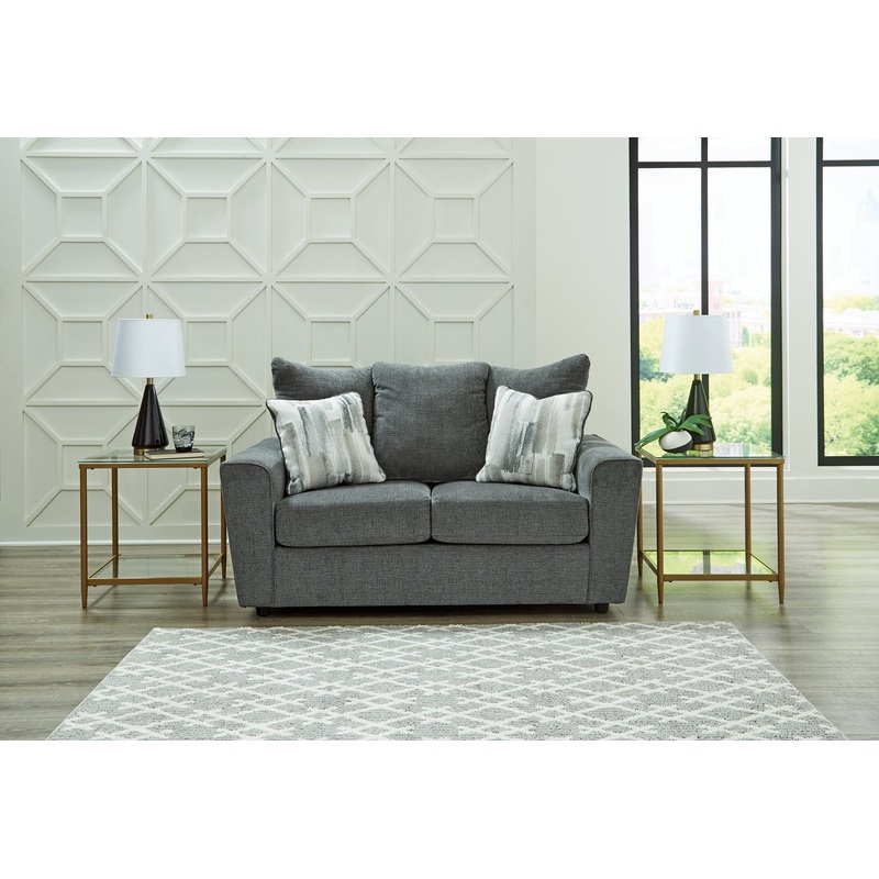 Stairatt Loveseat|Gravel