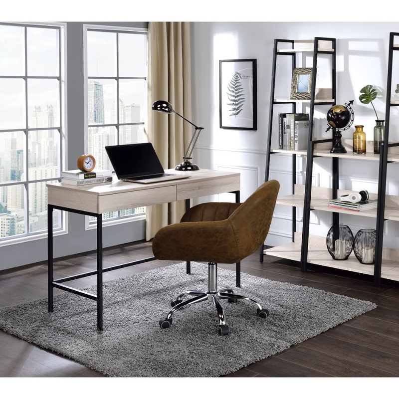 Wendral – Writing Desk – Natural & Black