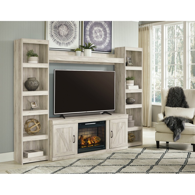 Bellaby 4-Piece Entertainment Center with Electric Fireplace