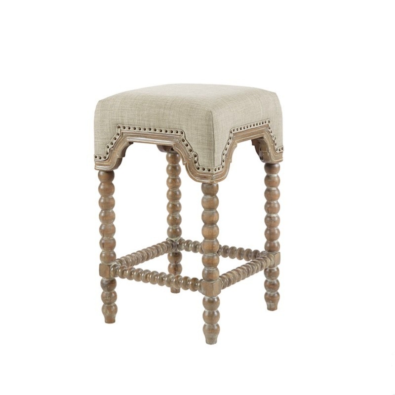 Christine – Counter Stool – Light Gray