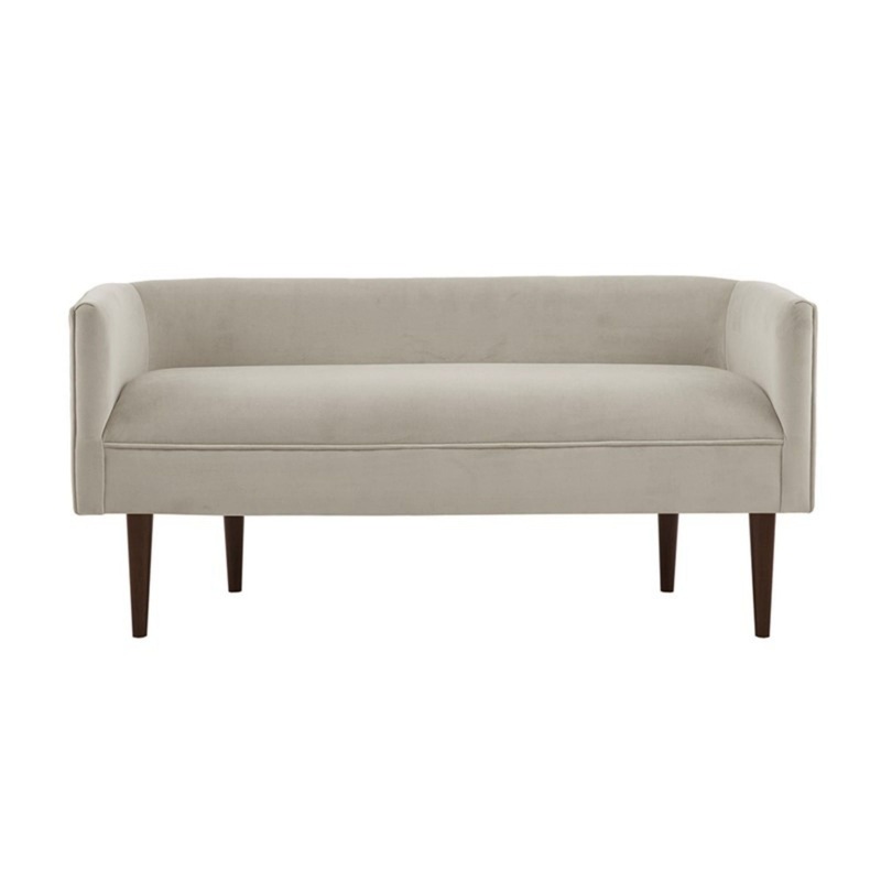 Farrah – Accent Bench With Low Back & Sides – Cream