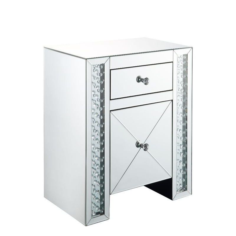 Nysa – Accent Table – Faux Crystals