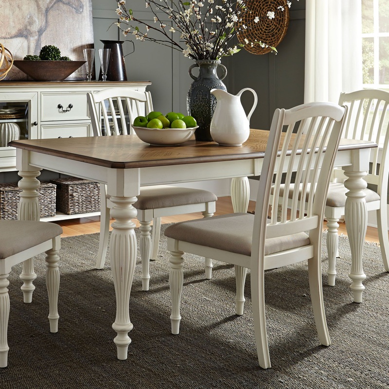 Cumberland Creek – Rectangular Leg Table – White
