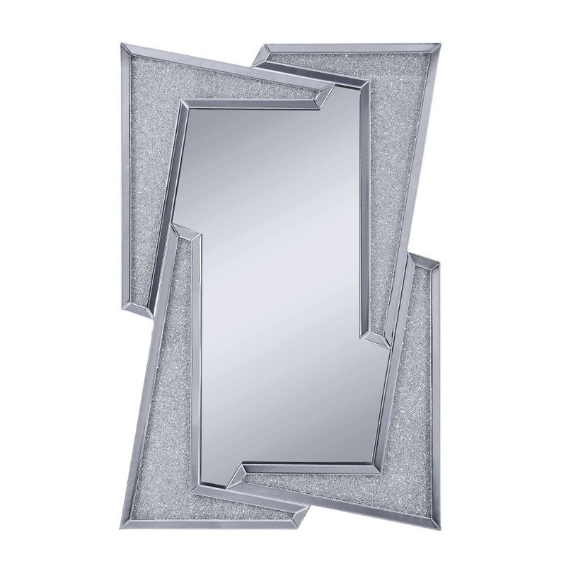 Noralie – 47 Accent Mirror – Mirrored & Faux Diamonds