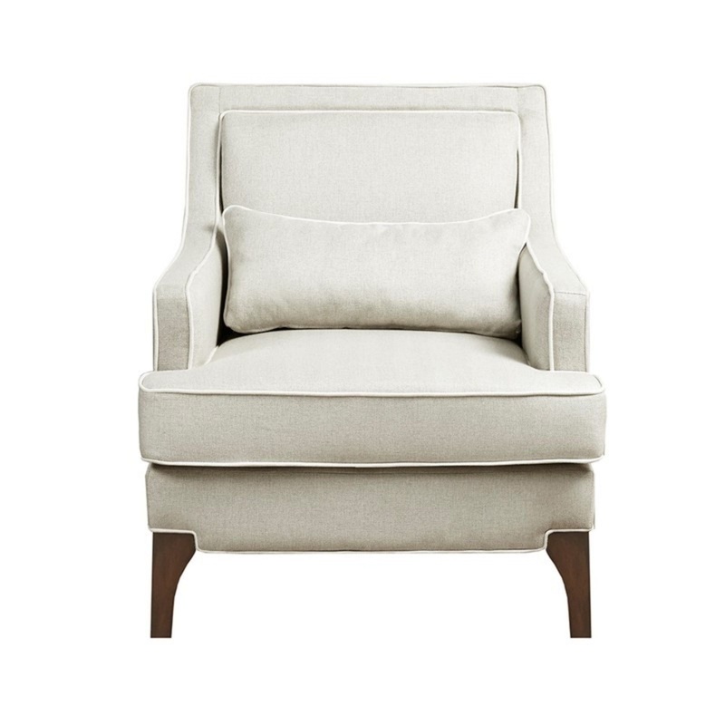 Refined – Arm Chair – Cream / Dark Brown