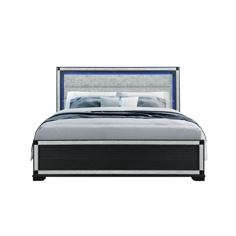 Soleil – King Bed – Charcoal