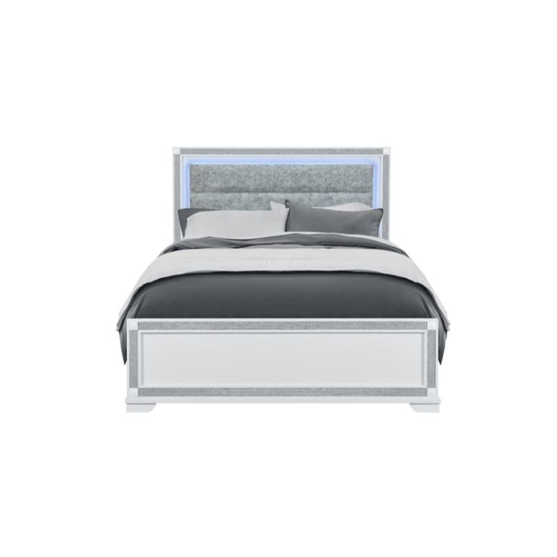Soleil – Queen Bed – White