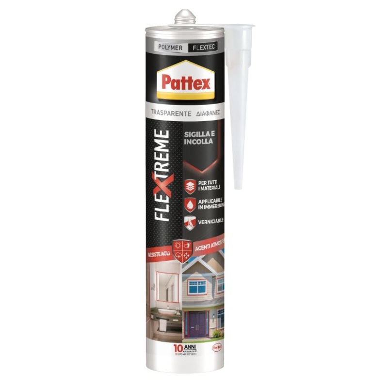 ASSEMBLY GLUE SEALANT ALL MATERIALS ALSO IMMERSION FLEXTREME TRANSPARENT 280GR