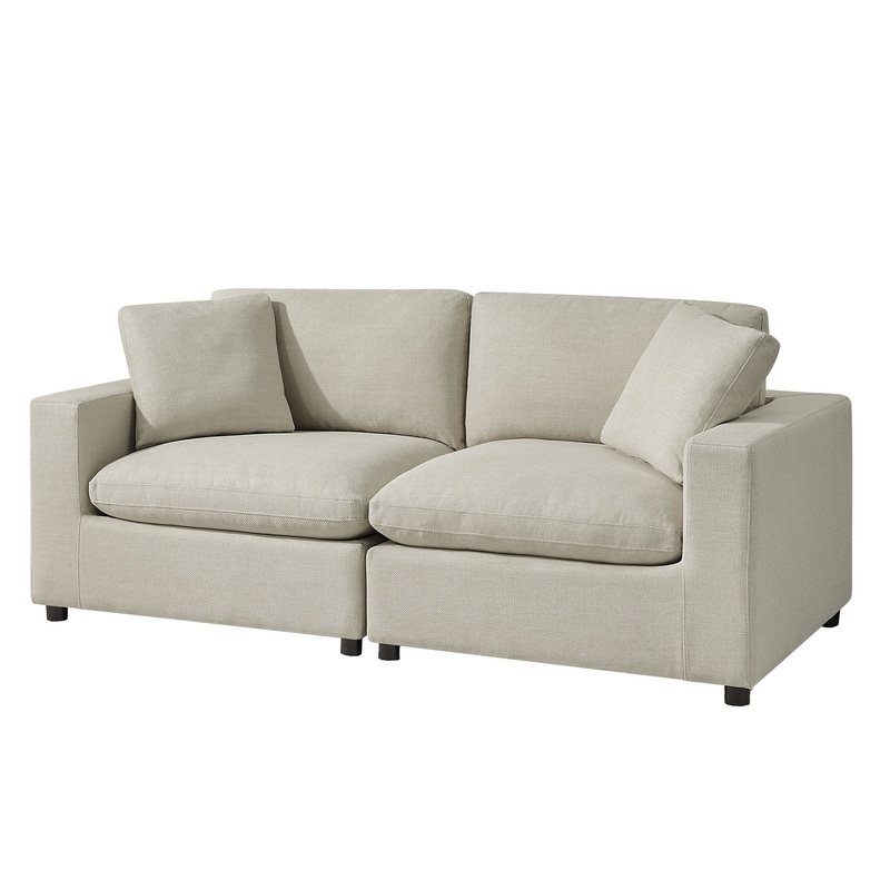 Cassandra – Modular 2 Piece Sofa – Beige