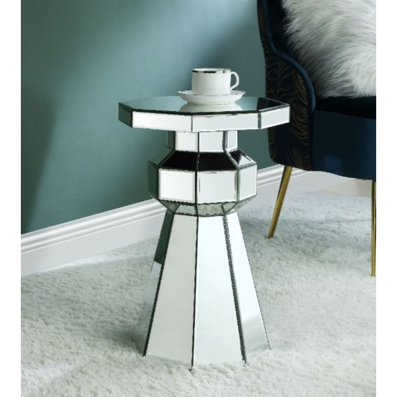 Dominic – Pedestal Stand – Mirrored
