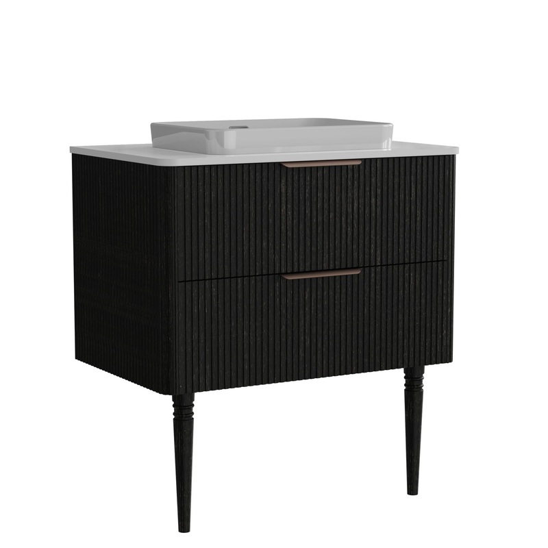 Elena – Modern Bathroom Vanity With Sink With Ample Storage, 2 Soft Close Drawers