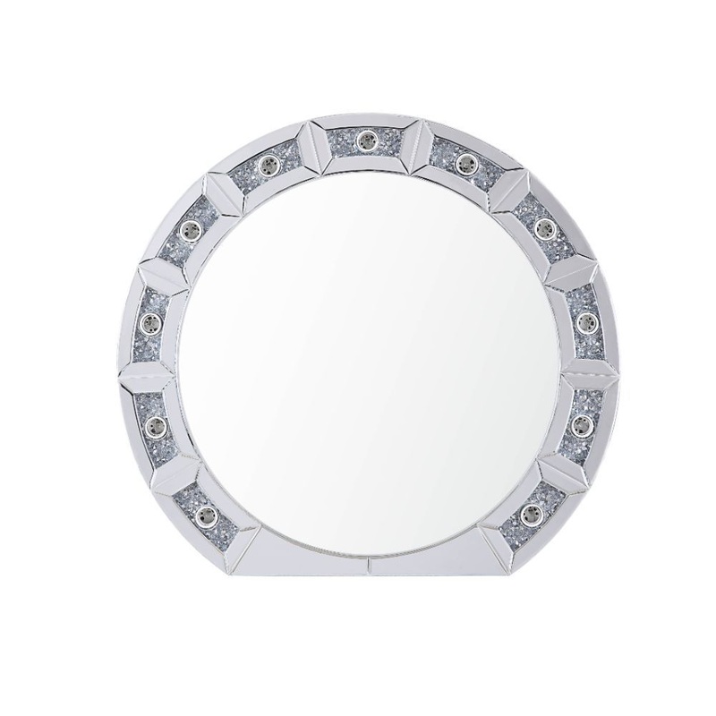 Noralie – 29 Accent Mirror – Mirrored & Faux Diamonds