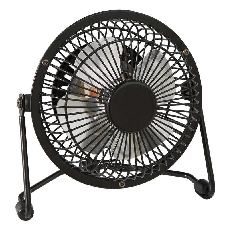 TABLE FAN DIA 10CM 15W BLACK EQUATION