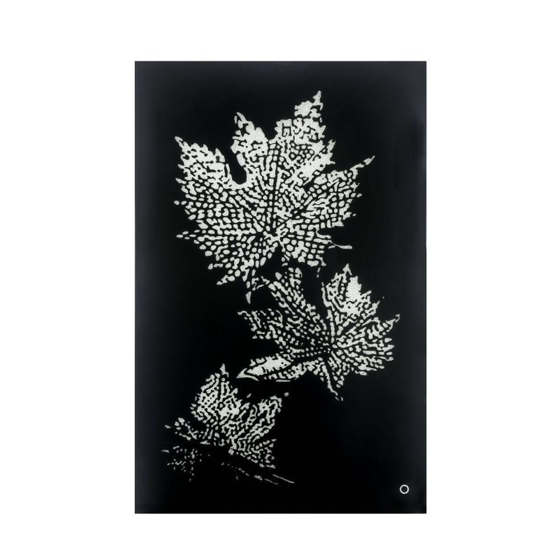 Talisha – 55 Wall Art With LED – Smoky Glass & Faux Crystal