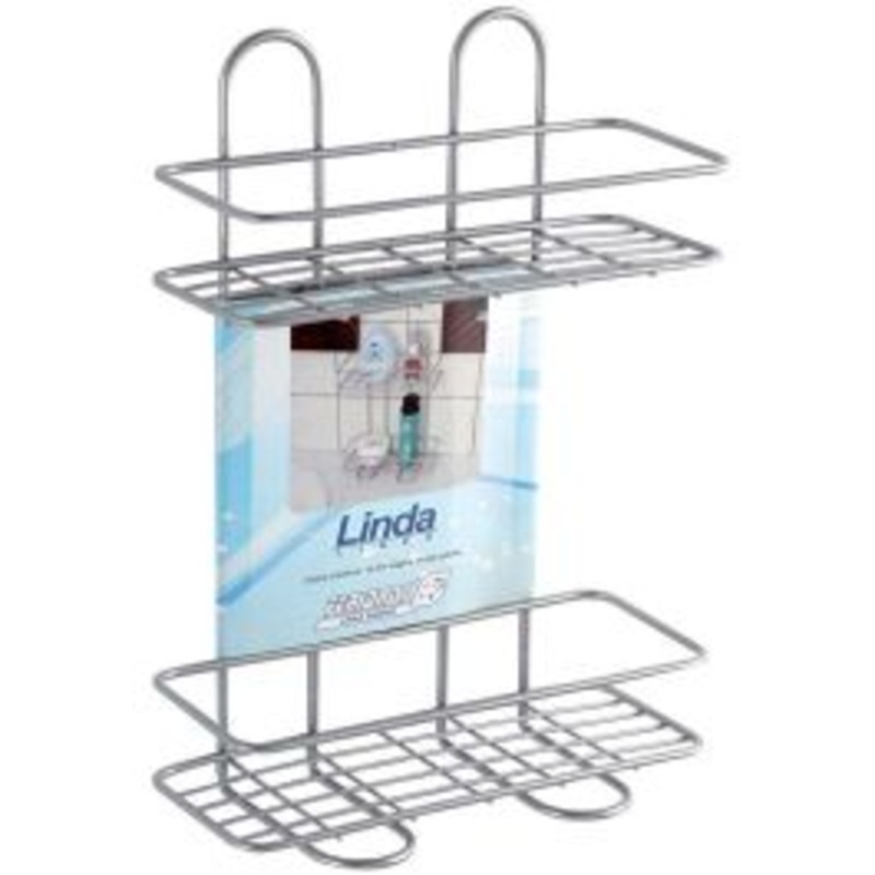 LINDA SHOWER ORGANIZER FOR DUALF WALL