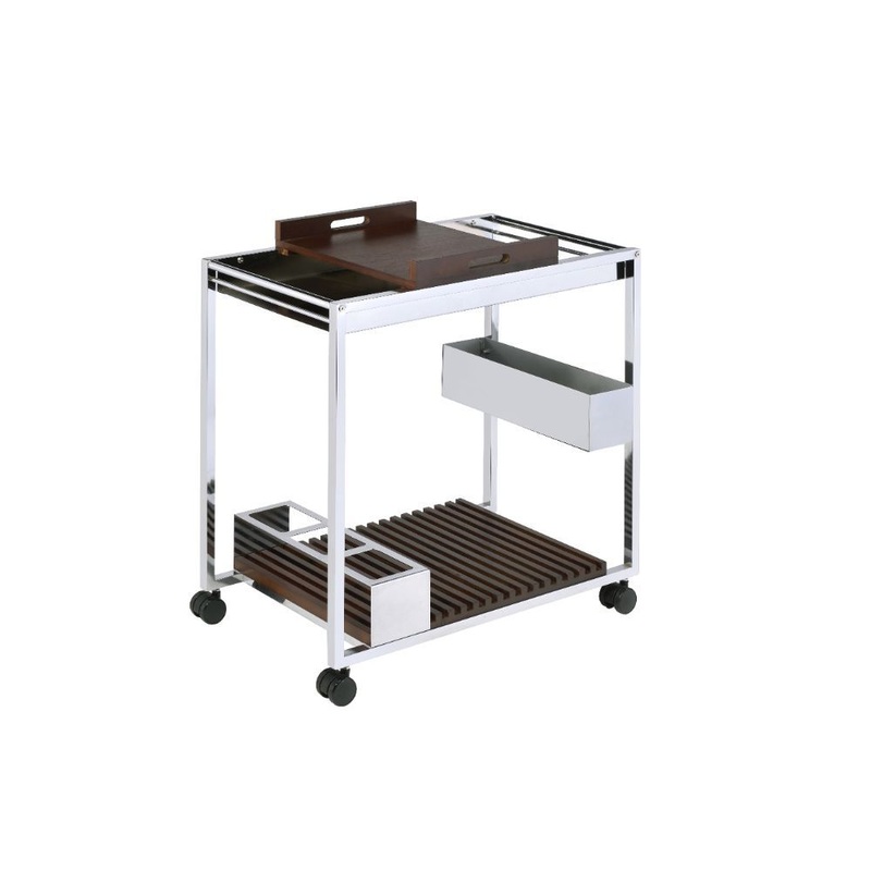 Lisses – Serving Cart – Chrome
