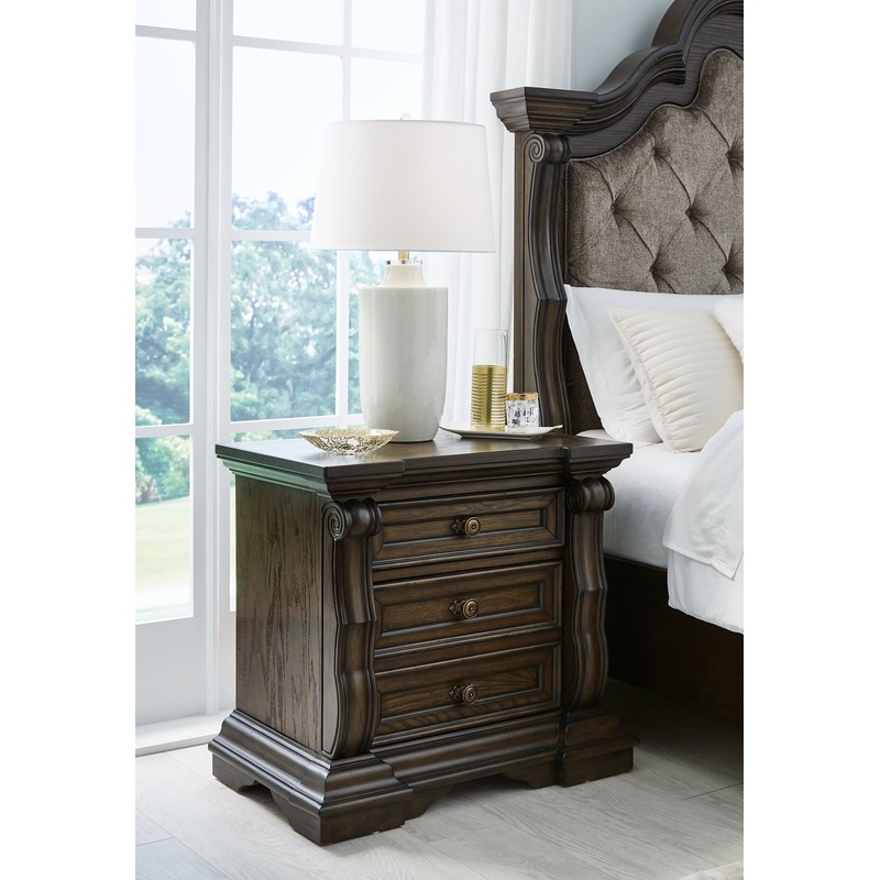 Maylee Three Drawer Night Stand
