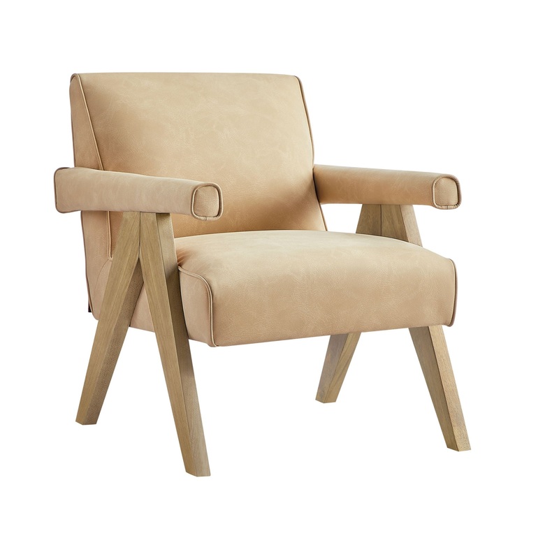 Nessi – Arm Chair|Light Brown|Dark Brown