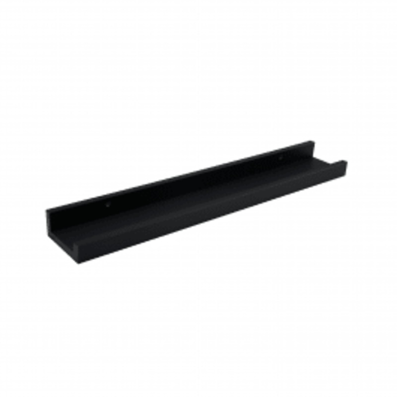 Shelf U Shape L60xW10xH3CM Black