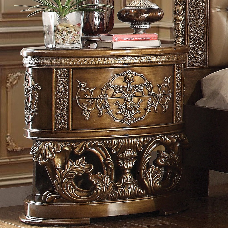 Constantine – Nightstand – Brown & Gold