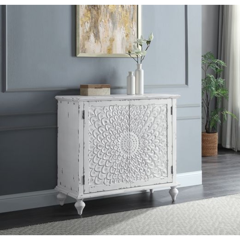 Daray – Console Cabinet – Antique White