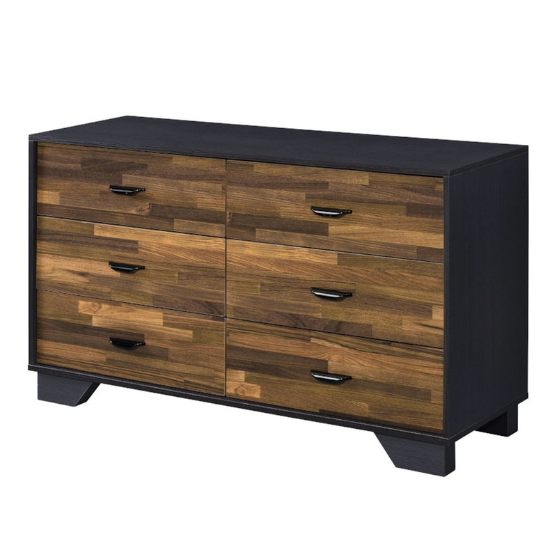 Eos – Dresser – Walnut & Black