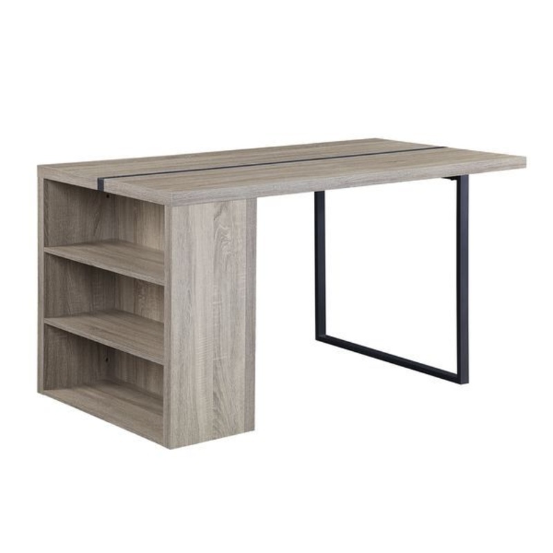 Patwin – Dining Table – Gray Oak & Black