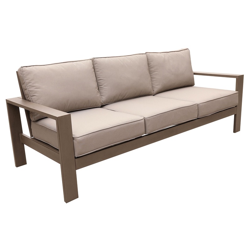 Sofa, Powdered|Light Brown